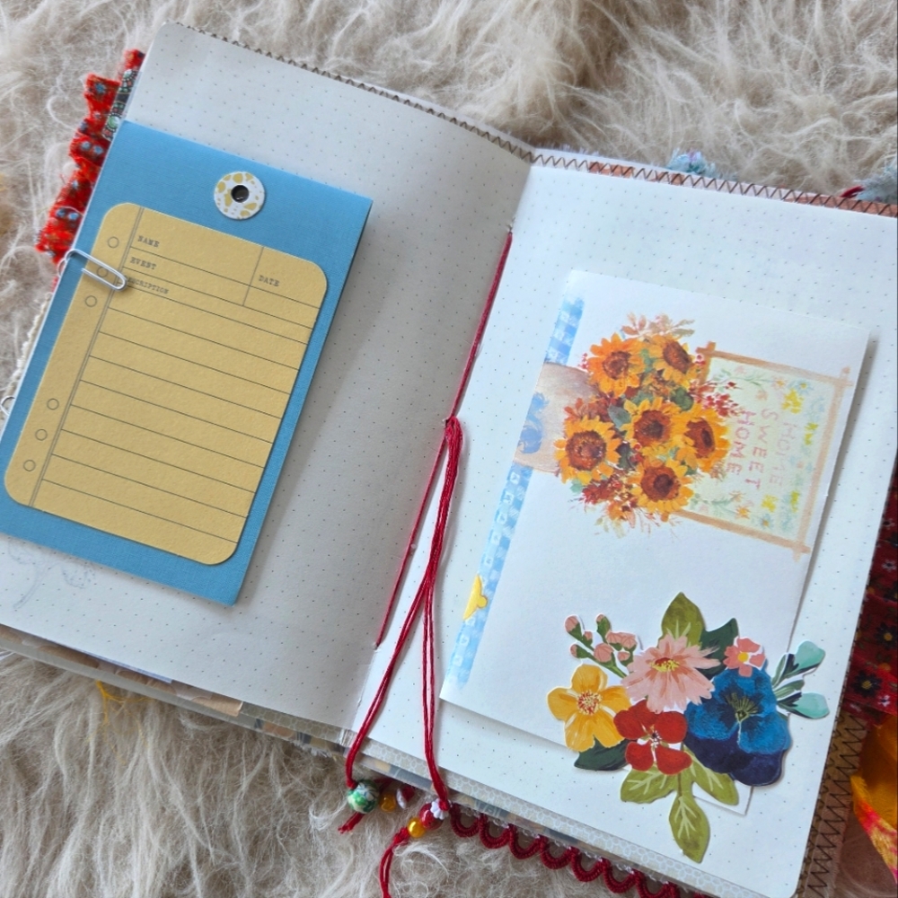 Patchwork Eclectic SUMMER Junk JOURNAL - Picture 13 of 17